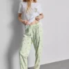 Pyjamasser i bomuld med rund hals og print