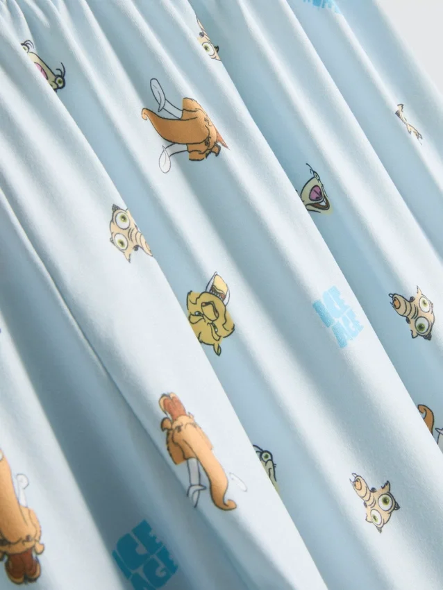 Pyjamasser i boyfriend-stil med Ice Age-motiv