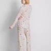 Pyjamasser i boyfriend-stil med sødt motiv