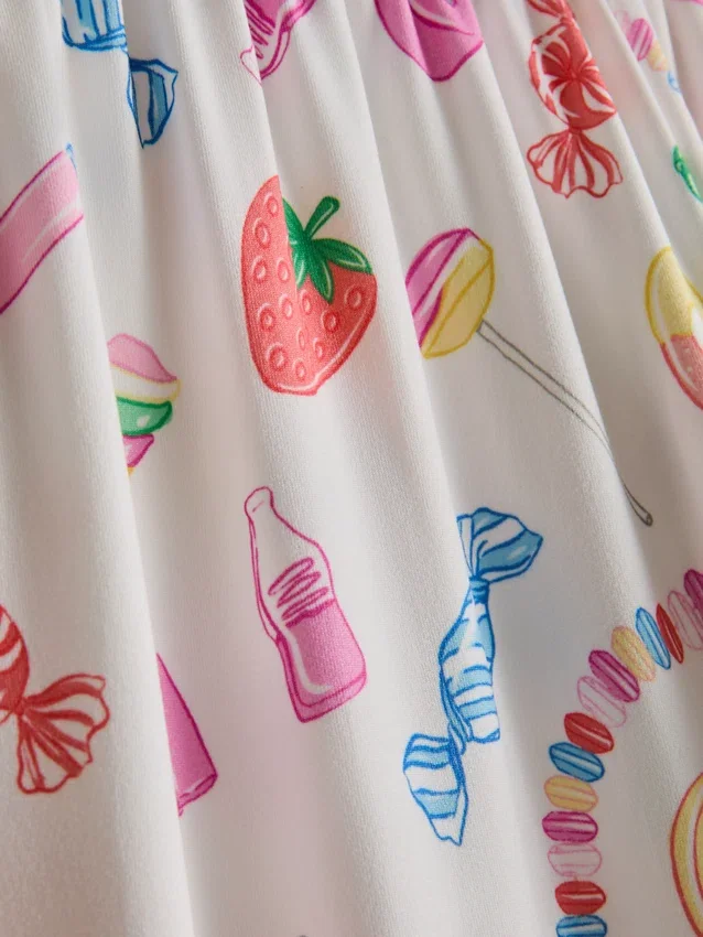 Pyjamasser i boyfriend-stil med sødt motiv