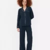 Pyjamasser i jersey med lange ærmer i boyfriend-stil