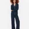 Pyjamasser i jersey med lange ærmer i boyfriend-stil