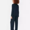 Pyjamasser i jersey med lange ærmer i boyfriend-stil
