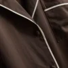Pyjamasser i satin i boyfriend-stil