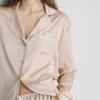 Pyjamasser i satin i boyfriend-stil
