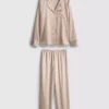 Pyjamasser i satin i boyfriend-stil