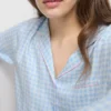 Pyjamasser i twill i boyfriend-stil