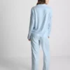 Pyjamasser i twill i boyfriend-stil