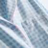 Pyjamasser i twill i boyfriend-stil