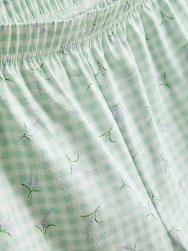 Pyjamasser med bomuldstop og shorts