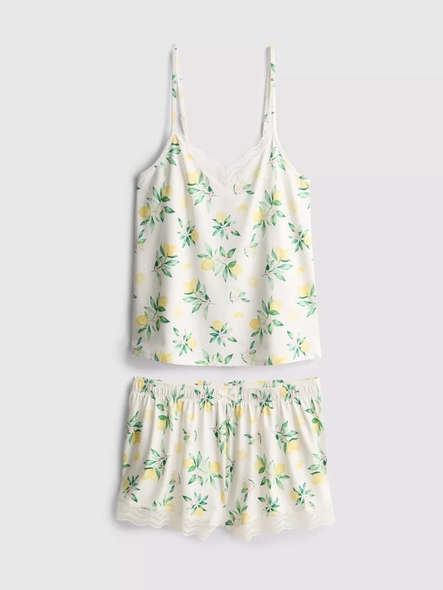 Pyjamasser med cami og shorts
