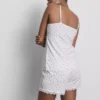 Pyjamasser med cami-top og blonderkant