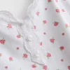Pyjamasser med cami-top og blonderkant