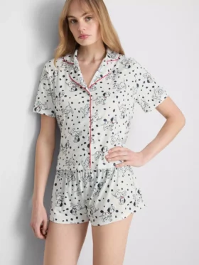 Pyjamasser med “Disneys 101 dalmatinere”-print i boyfriend-stil