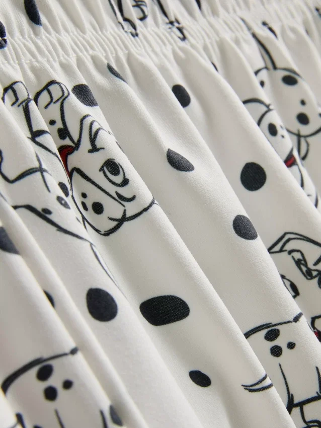Pyjamasser med "Disneys 101 dalmatinere"-print i boyfriend-stil