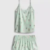 Pyjamasser med kort ben og print