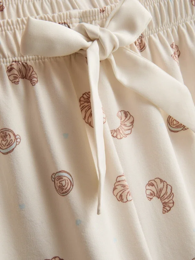 Pyjamasser med kort ben og print