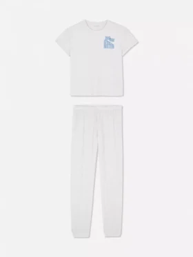Pyjamasser med korte ærmer og print