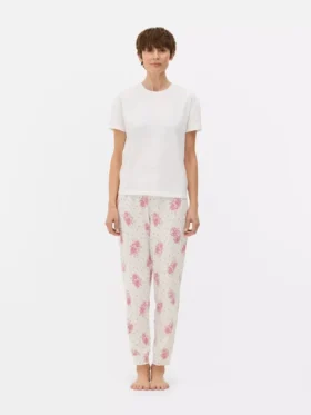 Pyjamasser med korte ærmer og print