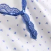 Pyjamasser med korte ben i bomuldsrig stretch