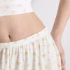 Pyjamasser med print og ribkant