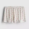 Pyjamasser med print og ribkant