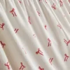 Pyjamasser med print og ribkant