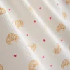Pyjamasser med print og ribkant