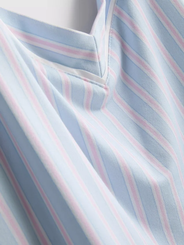 Pyjamasser med printet satin-sløjfe-cami