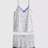 Pyjamasser med shorts og cami