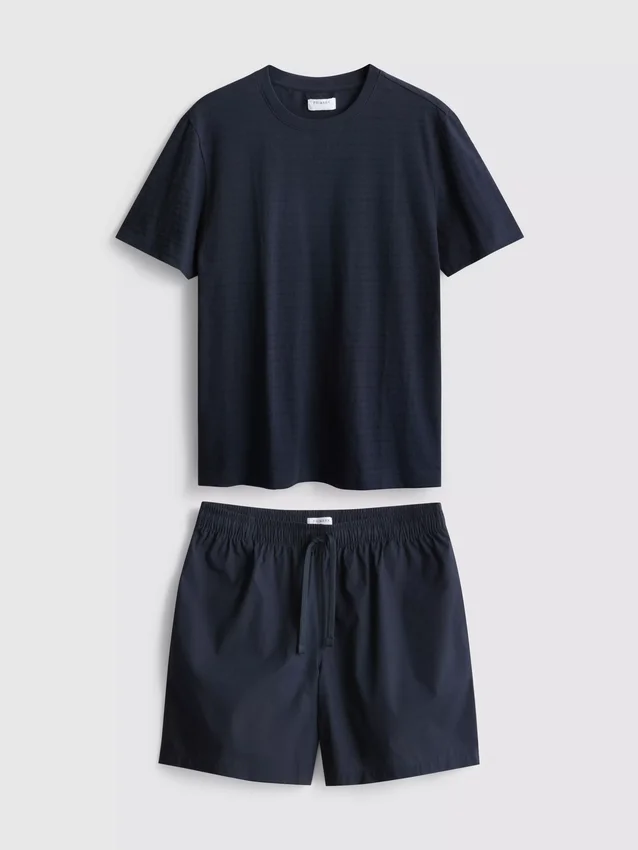 Pyjamasser-sæt med T-shirt og shorts