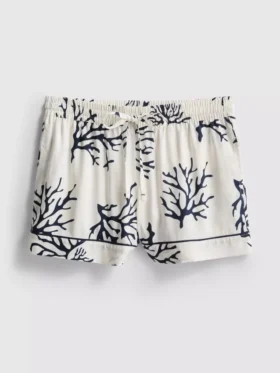 Pyjamasser-shorts med koralprint