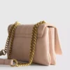 Quiltet crossbody-taske med kæde