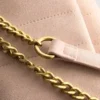 Quiltet crossbody-taske med kæde