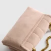 Quiltet crossbody-taske med kæde