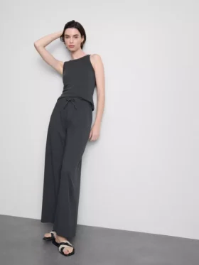 Racerback-tanktop i bomuld