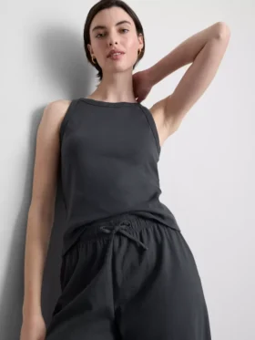 Racerback-tanktop i bomuld