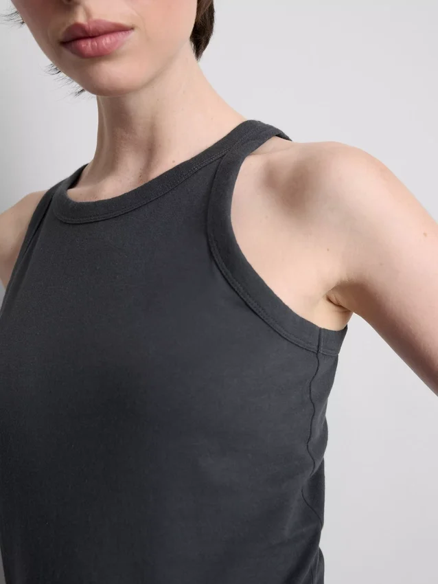 Racerback-tanktop i bomuld