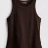 Racerback-tanktop i bomuld