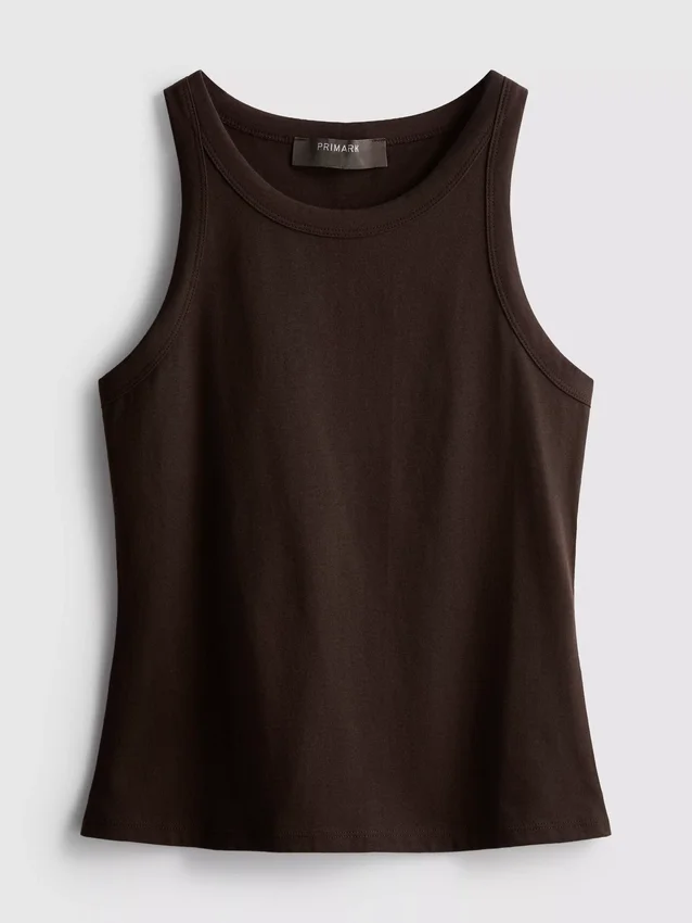 Racerback-tanktop i bomuld