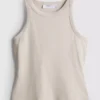 Racerback-tanktop i bomuld