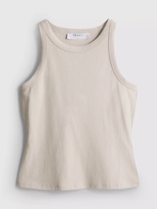 Racerback-tanktop i bomuld