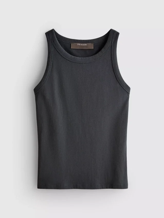 Racerback-tanktop i bomuld