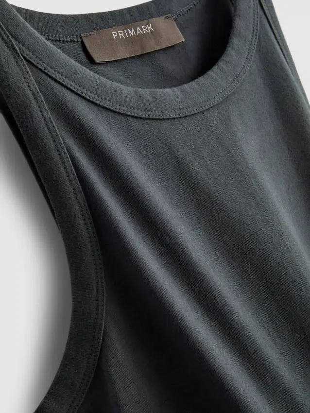 Racerback-tanktop i bomuld