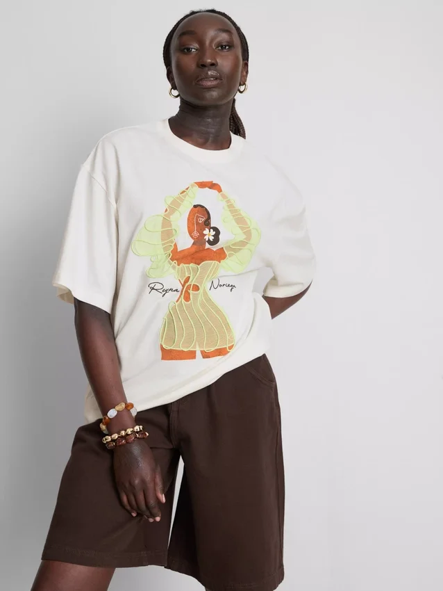 Reyna Noriega oversized bomuldst-shirt