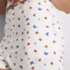 Ribbede pyjamasser med sommerfuglemotiv