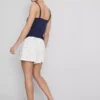 Ribbede pyjamasser-shorts i jersey
