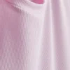 Ribbet bodycon mini-skjorte-kjole