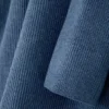 Ribbet sweater med rund hals