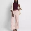 Ribbet tanktop med indbygget bh